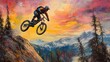 © Sarina - Sunset Mountain Biking: An Epic Descent