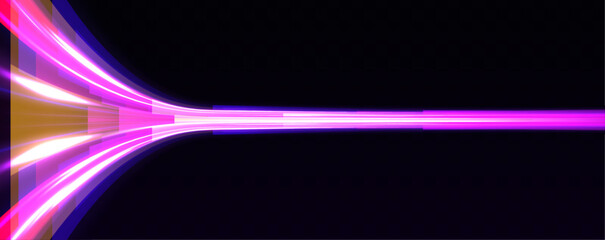 Wall Mural - explore the mesmerizing neon lines that twist, bend, and turn, illustrating speed and energy through