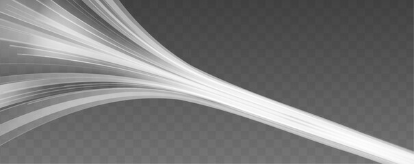 Wall Mural - white, bright, blurred lines racing in a fluid motion, resembling a wave or speed trail. a stunning 