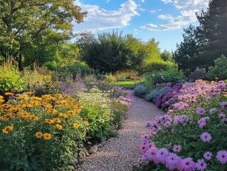 Canvas Print - flowers in the park