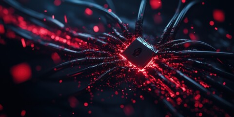 Aufkleber - Digital Security Network Data Protection System