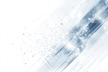 Aufkleber - Abstract Digital Network Technology Background Design