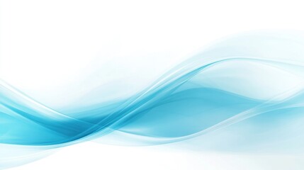 Wall Mural - Abstract Blue Waves Design Background Image