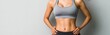© BrandwayArt - Fit woman posing indoors in athletic wear during workout