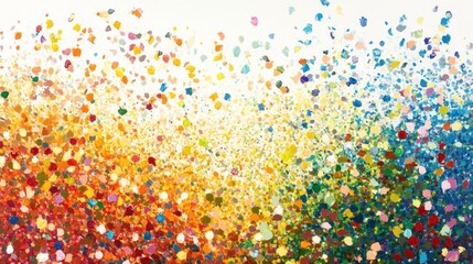 Aufkleber - Abstract Colorful Paint Splatter Artwork