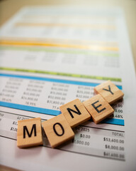 Poster - Budgeting strategies for business success analyzing money management in financial reports
