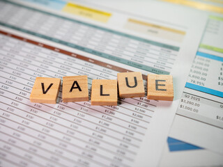 Poster - Business value assessment analyzing financial data for strategic growth opportunities