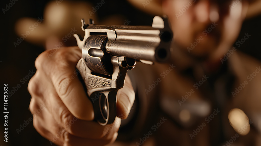 Smith & Wesson Western Cowboy Gun - Classic Revolver with a Rugged ...