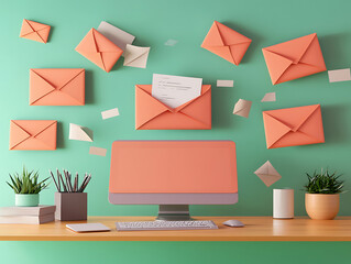 Aufkleber - Email concept
