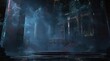 © Kingphet - A mystical ritual takes place in an ancient temple as smoke from burning incense wafts through the air and fog swirls around the altar, sacred space., mysterious energy, fog swirling