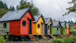 © Fonlinepix - A series of eco-friendly tiny homes promoting sustainable living.A series of eco-friendly tiny homes promoting sustainable living.A series of eco-friendly tiny homes promoting sustainable living.A ser