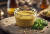 Homemade honey mustard salad dressing