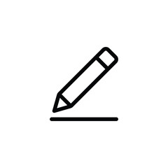 Wall Mural - edit icon set. edit document icon. writing pencil vector icon