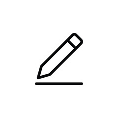 Wall Mural - edit icon set. edit document icon. writing pencil vector icon