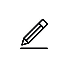 Wall Mural - edit icon set. edit document icon. writing pencil vector icon