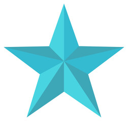 Wall Mural - Star icon isolated on white background.