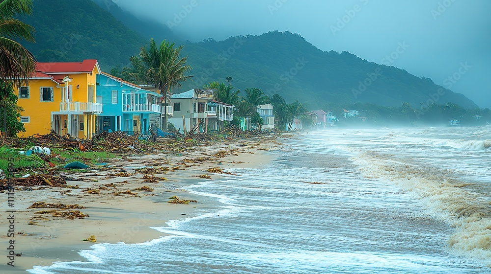 More frequent and severe storms caused by climate change batter coastal ...