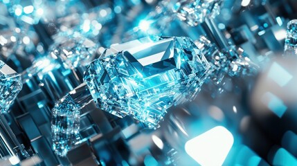 Aufkleber - Precision calibration in high-tech factory automation a close-up look at modern digital industry