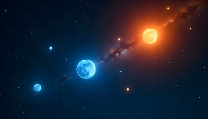Wall Mural - sun and space