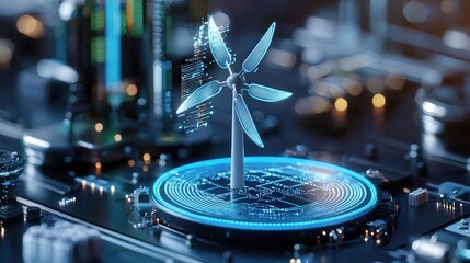 Aufkleber - Technology icon with net zero renewable energy message, isolated, perfect for sustainable branding
