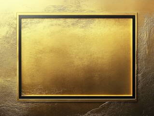 Wall Mural - Gold plated frame