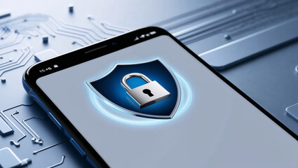 close up of a mobile phone with a key