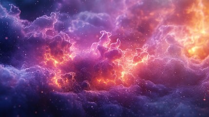 Wall Mural - Bright particles forming shapes