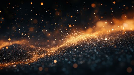 Wall Mural - Bright particles forming shapes