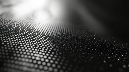 Wall Mural - close-up of a halftone pattern transitioning from light to dark shades.