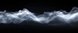 © YUTTADANAI - Abstract White Smoke Waves on Black Background Creating a Mysterious and Ethereal Atmosphere