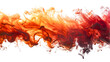 © Sami - DarkRed, Brown, Orange liquid colour mixed isolated on a transparent background