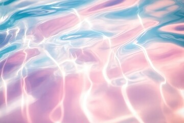 Wall Mural - minimalist ripple holographic texture for modern design projects