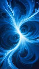 Wall Mural - Blue abstract futuristic technology, cloud and data background