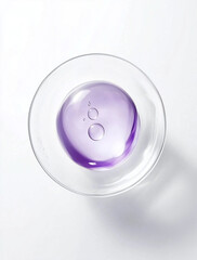 Wall Mural - molecules, glass bubbles, , cosmetic moisturizing water molecules, cosmetic essence, liquid oil foam