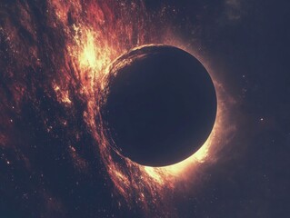 Wall Mural - galaxy with central black hole
