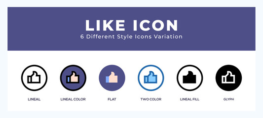 Wall Mural - like symbol. vector icon symbol. logo illustration. vector graphics