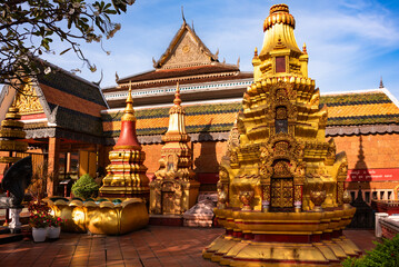 Temple in Siem Reap, Cambodia. Traditional asian architecture