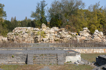 Hanjingtang historic site inside Yuanmingyuan Park in Beijing, China