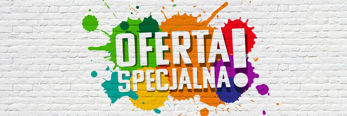 Sticker - Oferta specjalna