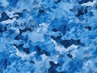 close-up image of ripples in ocean water, with blurred and textured surface. abstract blue nature pa