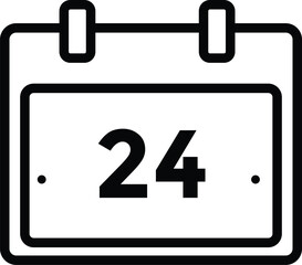 Wall Mural - Calendar icon. Calendar symbol. Deadline. Date. Time
