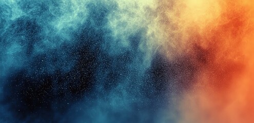 Poster - Gradient blue-green background, smooth noise texture backdrop design for header posters