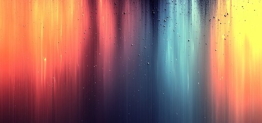 Fototapete - Grassy gradient background with pastel noise texture for poster backdrop banner design, copy space is beige bronze pink
