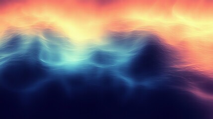 Fototapete - The gradient background has a grain and noise texture, in royal blue, sky blue, and white