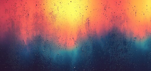 Fototapete - Colorful gradient pink and yellow background, neon noise gradient, chroma grainy, chameleon liquid effect, banner with light glow gradient summer color, y2k style.