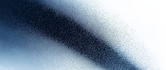 Fototapete - An abstract noise texture in blue and white, designed for use as a banner, header, poster, or backdrop.