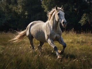 Wall Mural - horse in the field