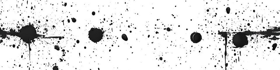 Fototapete - Vector seamless pattern with ink splashes