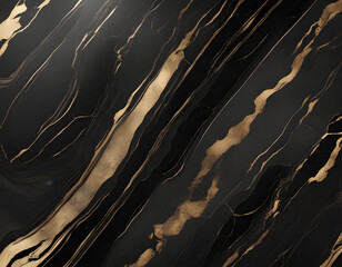 Wall Mural - Black marble texture background