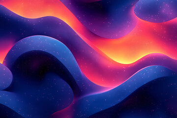 Aufkleber - a colorful abstract background with a lot of stars